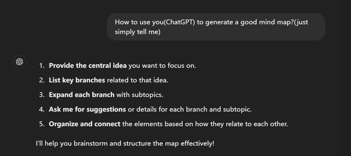 3 Useful Ways to Generate the Best Mind Map with ChatGPT